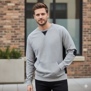 Tommy John 95 Pima cotton Crew Sweatshirt‎ Size Large